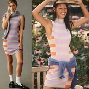 Anthropologie Daily Practice Sleeveless
Mock-Neck Sweater Dress